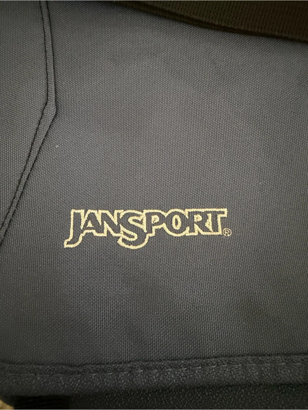 Jansport Navy Blue Men's Messenger Bag with Black Strap